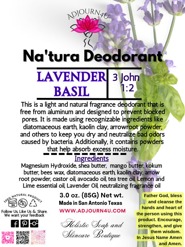 Lavender Basil -Na'tura Deodorants