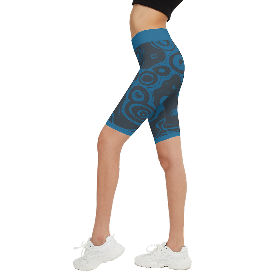 Thumbnail: sunset dreaming Women’s Seamless Knit High-Rise Shorts