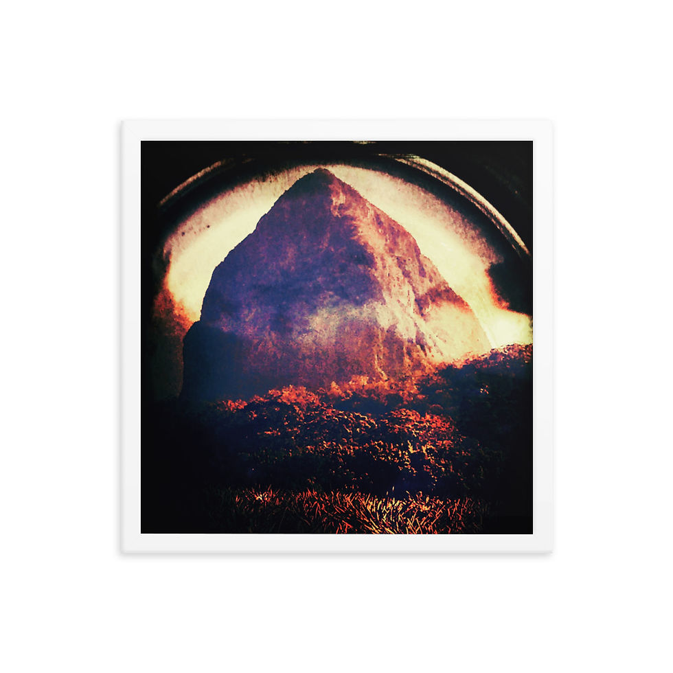 Thumbnail: "Old man Mountain" Framed poster