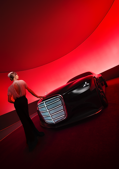 Mercedes-Benz Vision Iconic Campaign. Photographed by Calvin Pausania