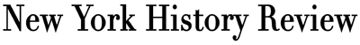 New York History Review