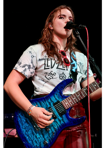 AnnaSophia Brown guitarist of Satellite Eclipse