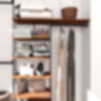 Miniatura: Estantes y perchero para colgar ropa y  colocar prendas dobladas en el closet modelo Obvio