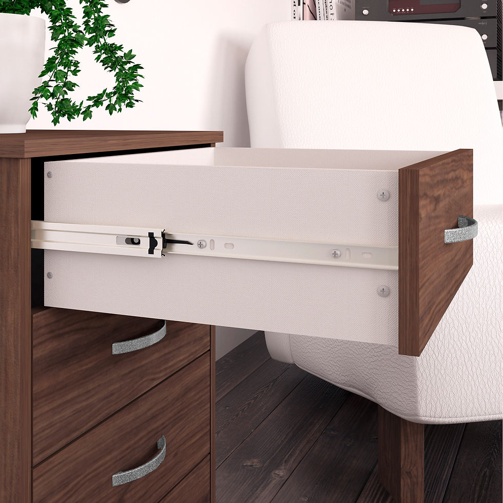 Miniatura: CAJONERA 44X63X41 - 4 CAJONES COLOR NOGAL