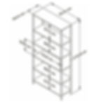 Miniatura: ESTANTE 2 VISTAS 82 X 172 - TZALAM TOUCH