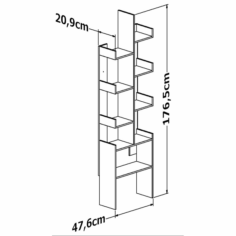 Miniatura: EXHIBIDOR DECORATIVO - TZALAM / NEGRO