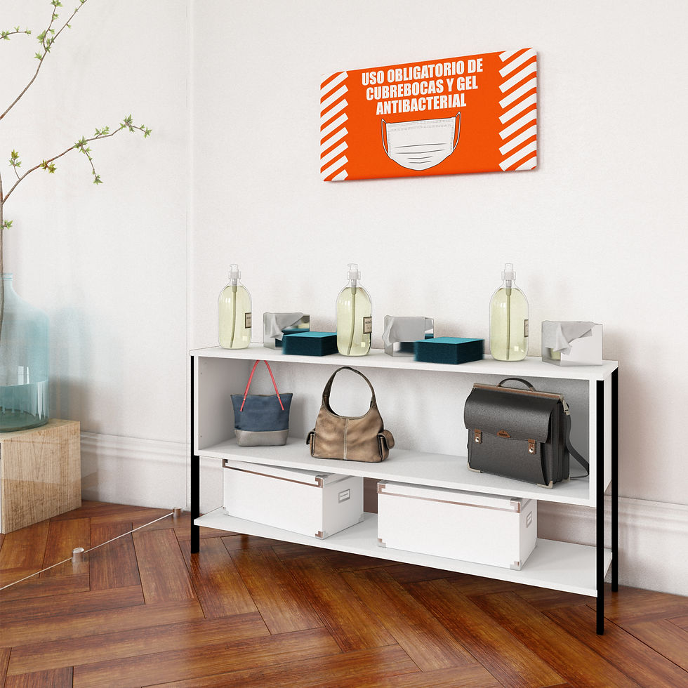Miniatura: MUEBLE PARA TV Y MÁS - BLANCO
