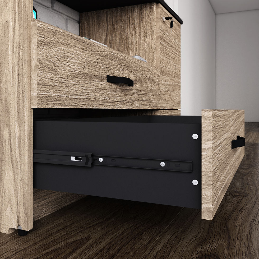 Miniatura: CENTRO PERSONAL MYSTUFF ROBLE TZALAM CON NEGRO