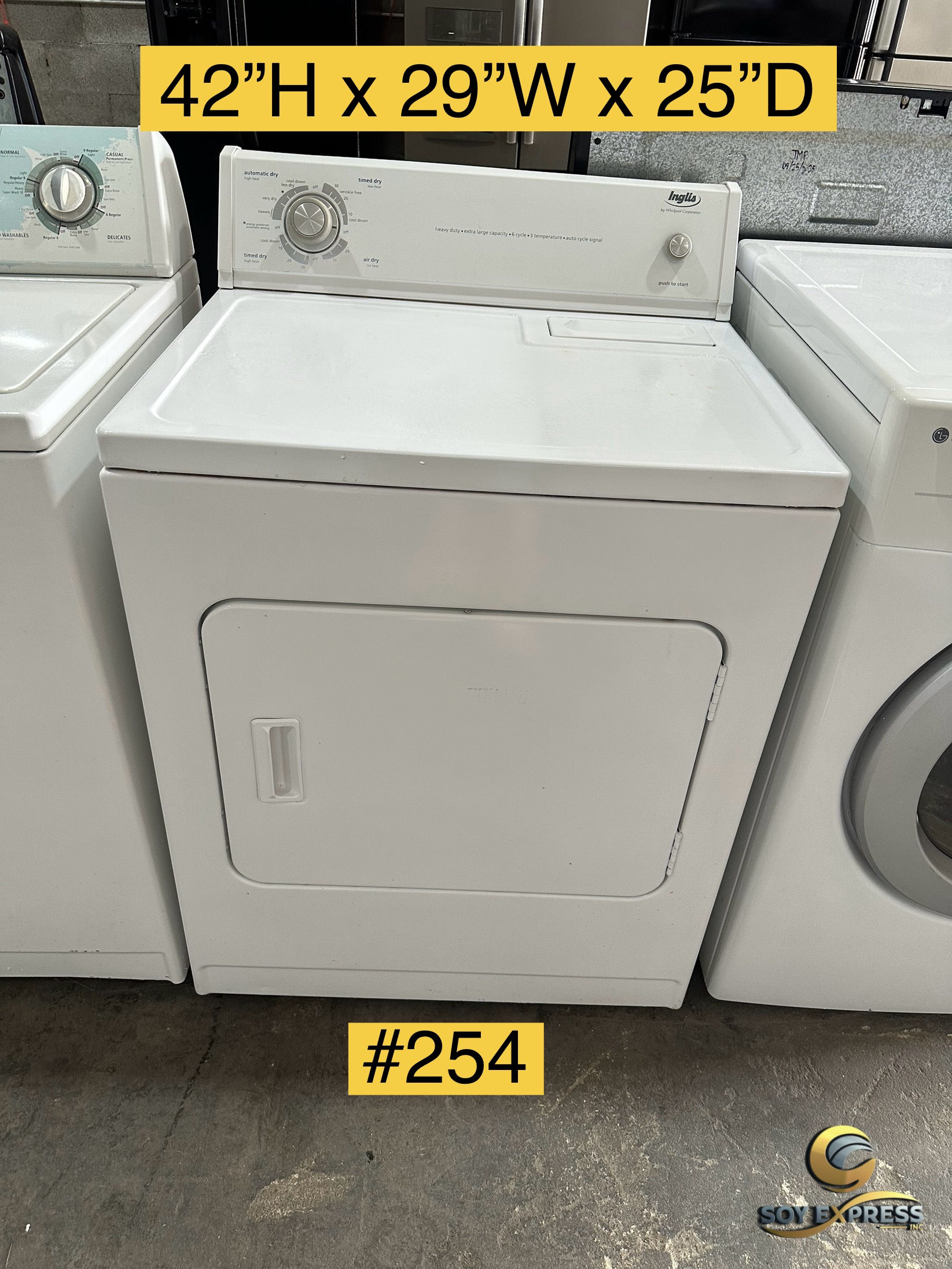 Inglis dryer electric (#254)