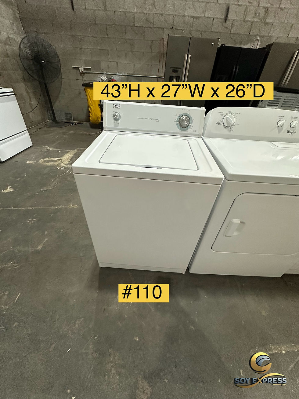 Estate washer top load electric (#110)