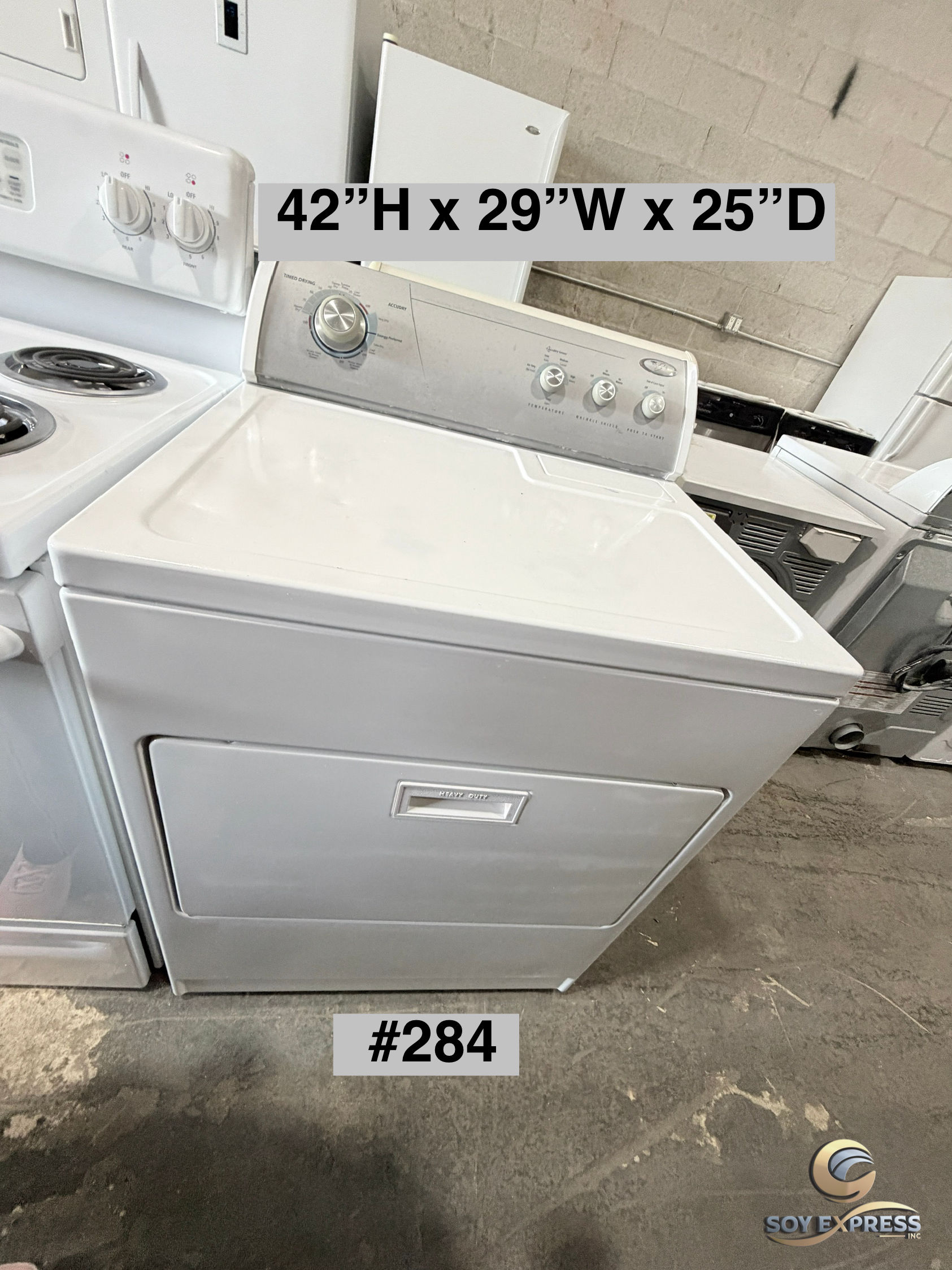 Whirlpool Dryer Machine - #284