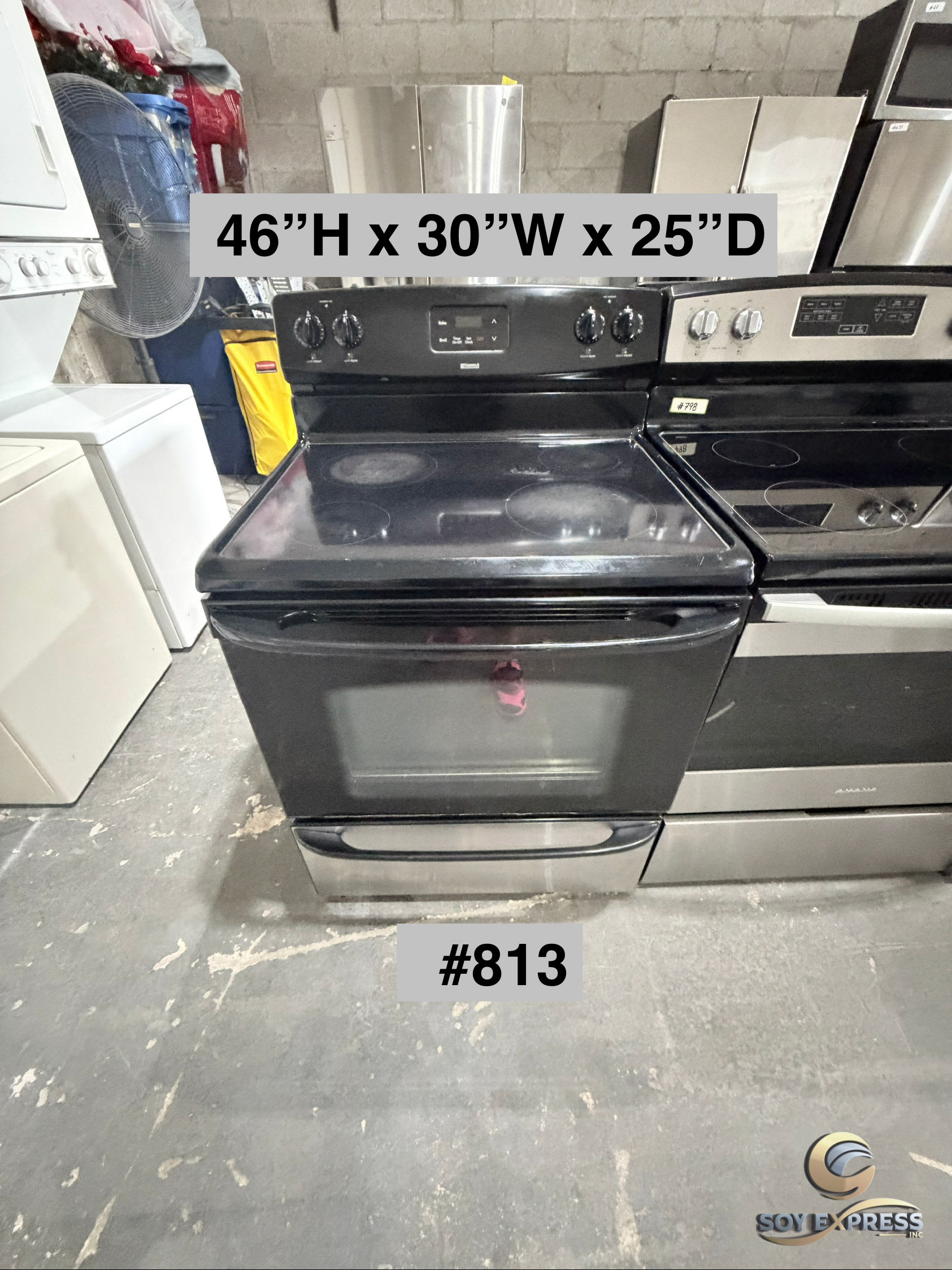 Kenmore stove electric (#813)