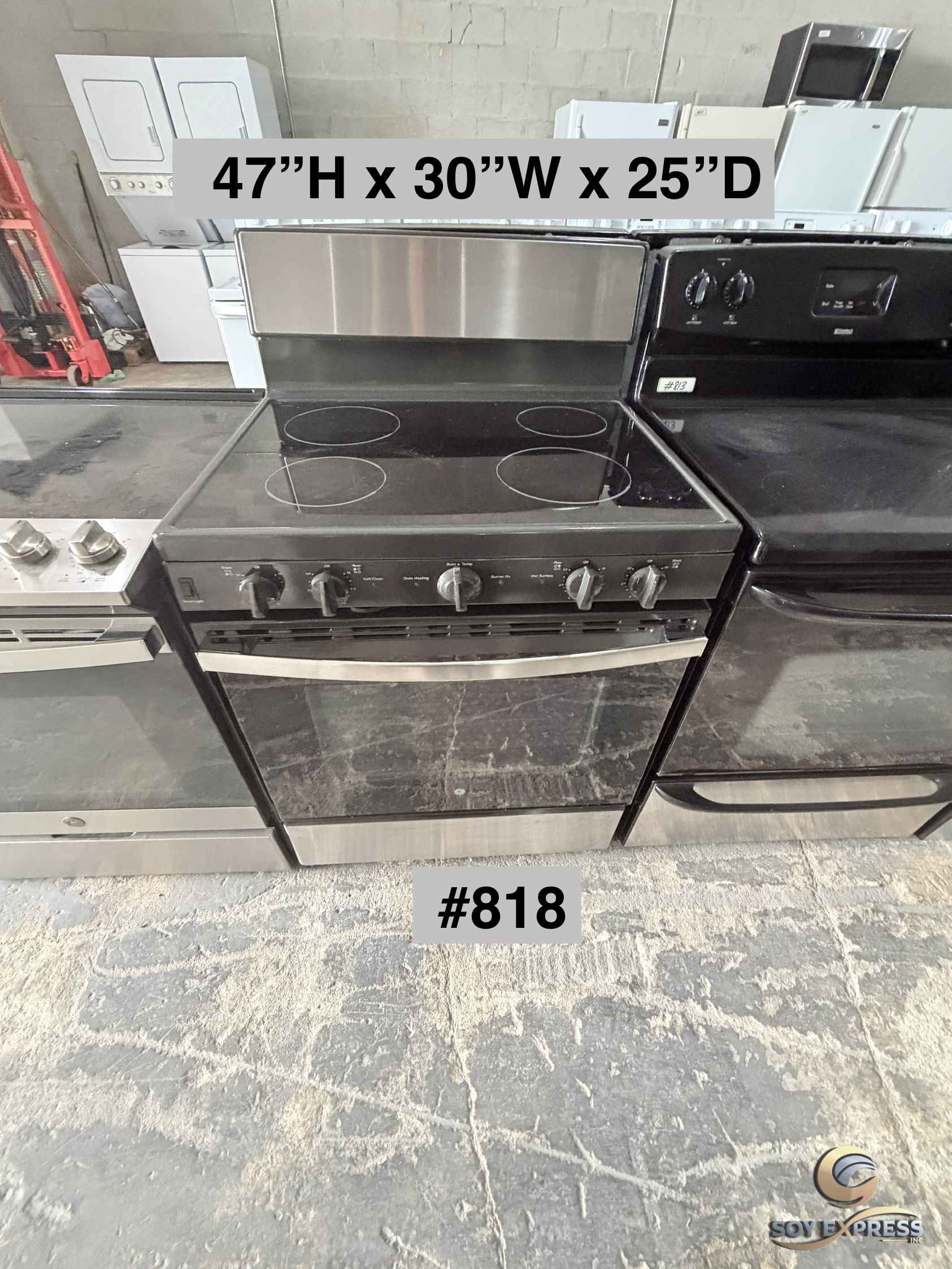 GE stove electric (#818)