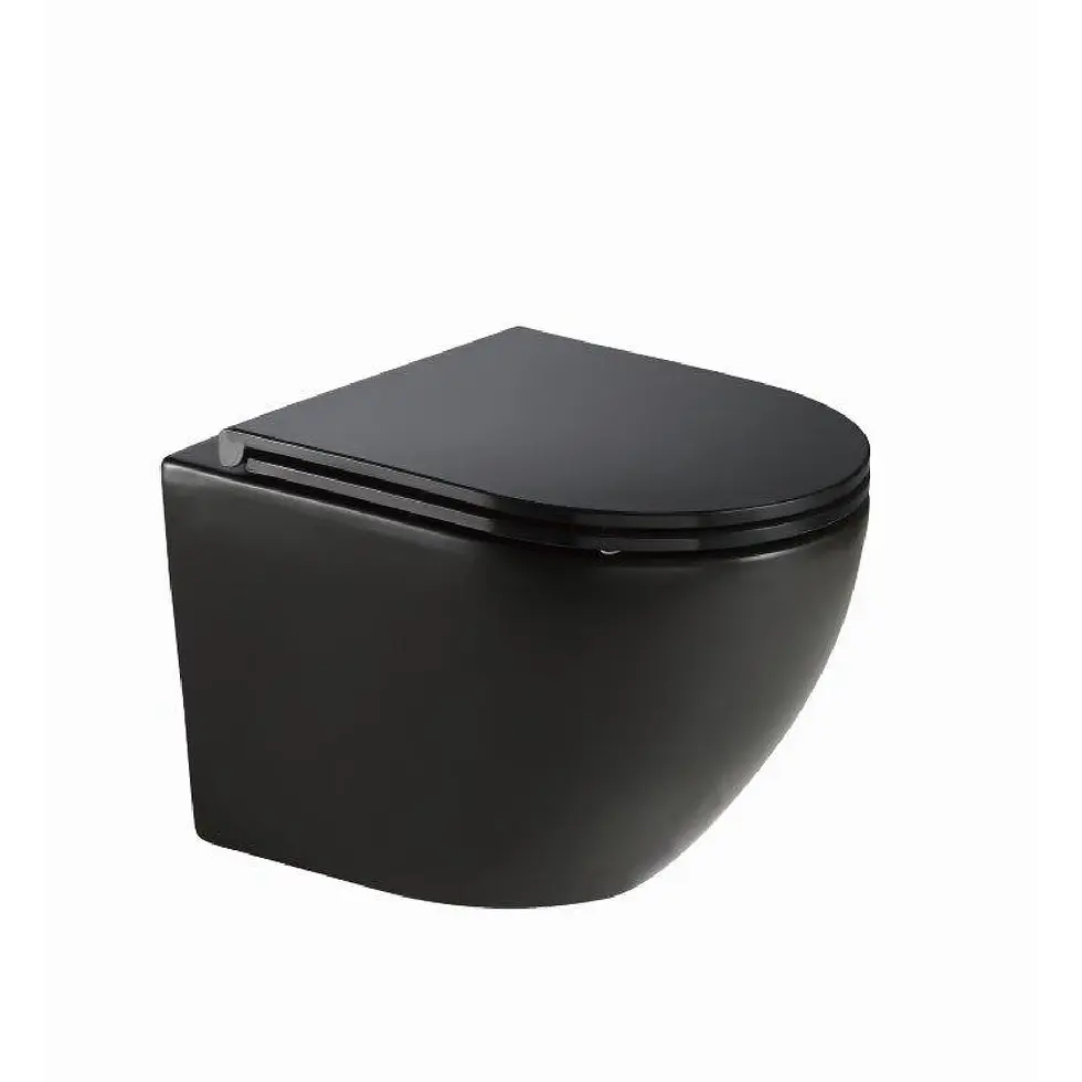 Lave Ncemie Wall Hung Pan Black