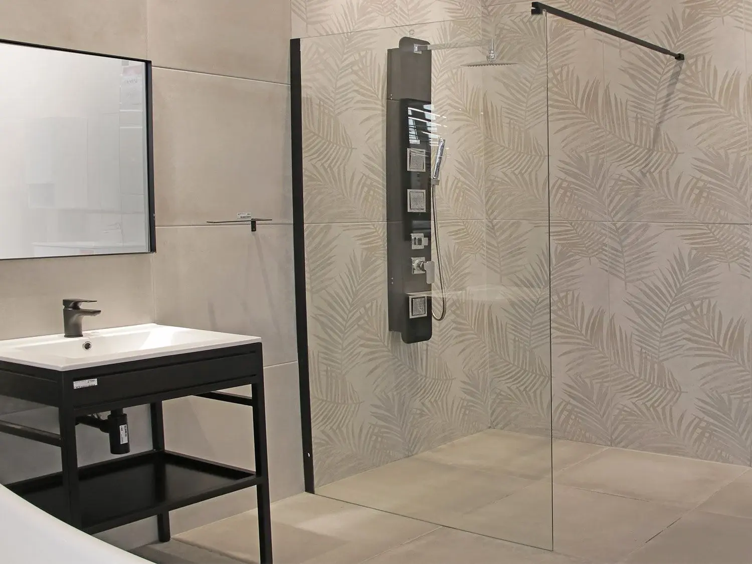 Crystal Tech Walk-In Wall Mounted Shower Screen Including Arm 7300CH