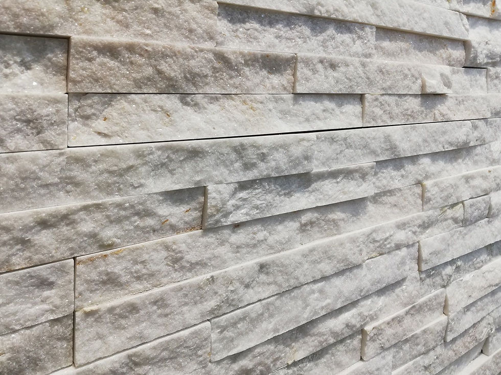 Thumbnail: Cladding Statuario Interlocking Natural Stone