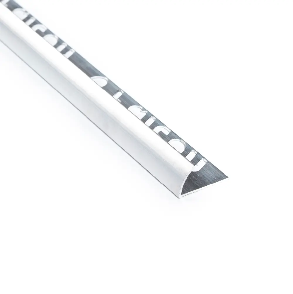 Aluminium Edge Trim 10mm Round 2.5m