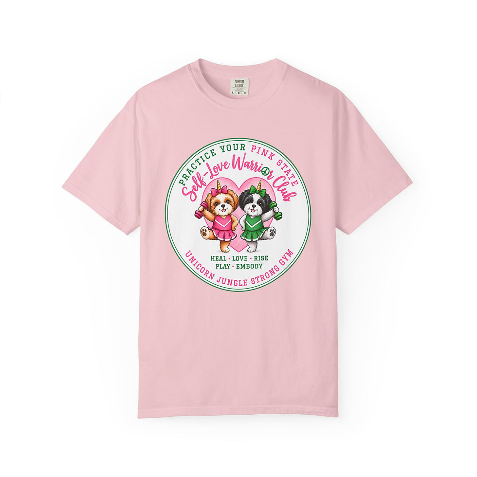 Thumbnail: Heal Love Rise Play Embody Tee