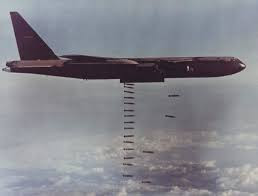 A B52 Bomber over Vietnam