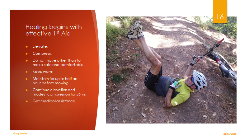 First aid for injuries