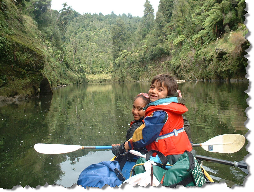Paddling the Whanganui River