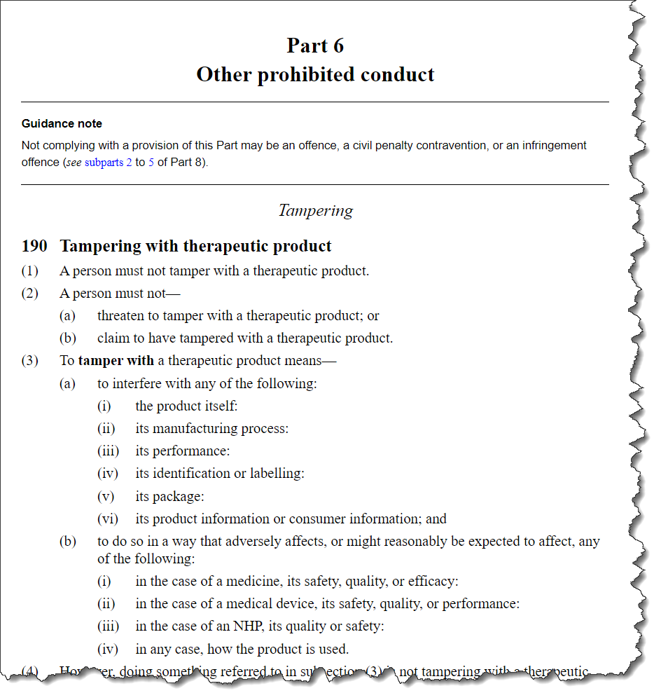 The Therapeutic Products Act (TPA) A Threat to Free Speech on