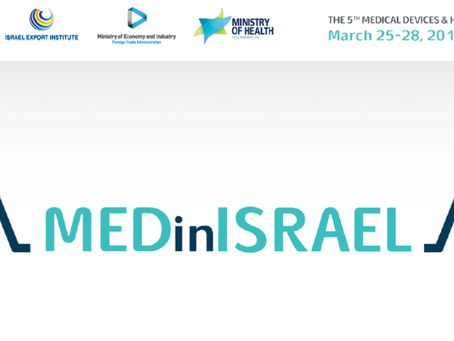 Mar 19 // Visit Taliaz at MEDinISRAEL 2019