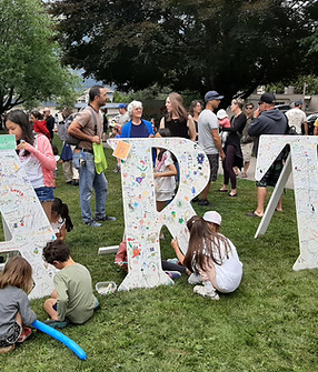 Giant ART letters that people can interact with.jpg