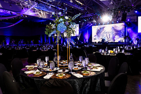Dinner at an event hosted at the Fort Smith Convention Center