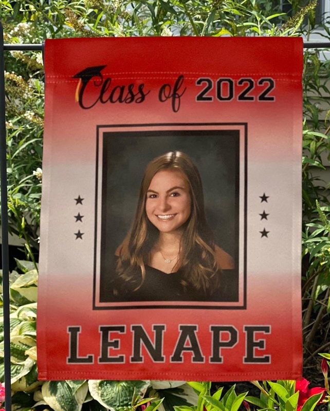 Graduation Garden Flag