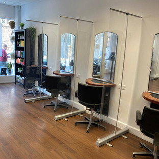 Inside the salon