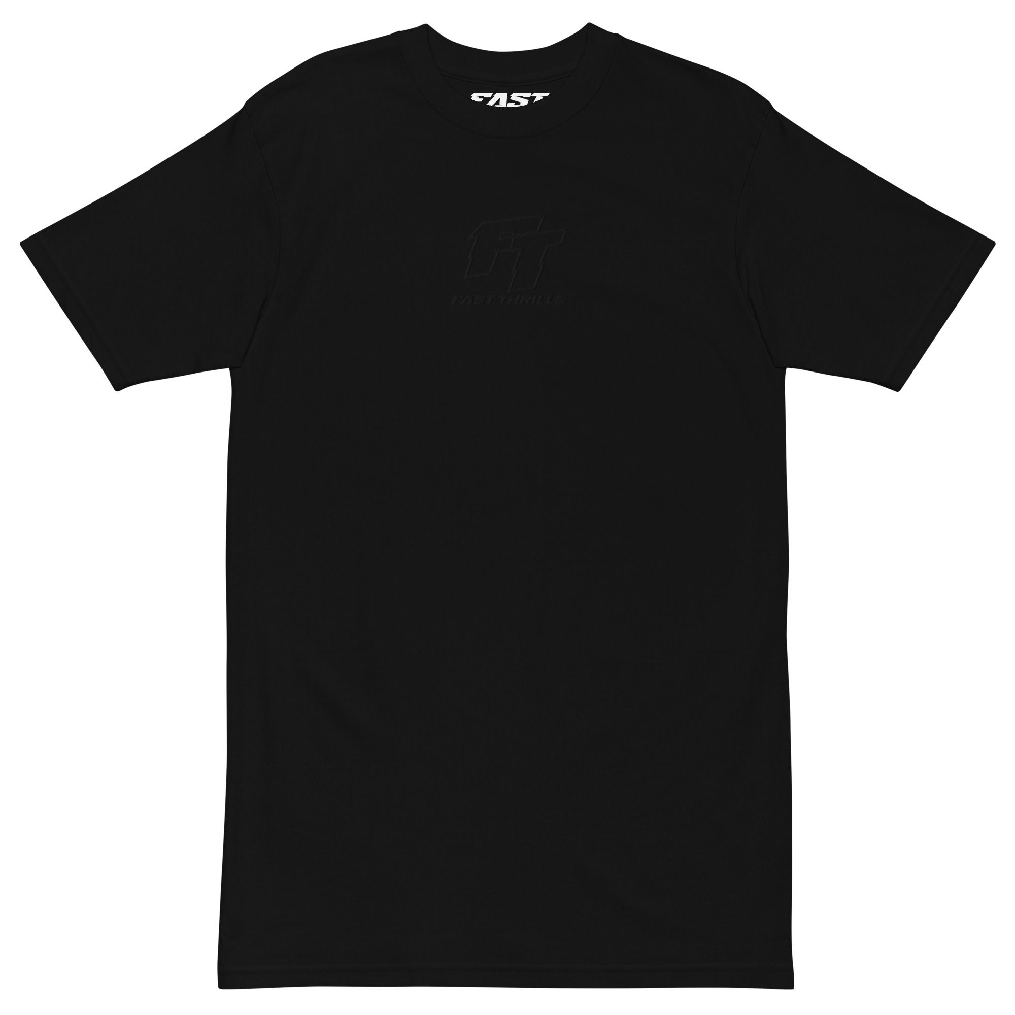 FT premium heavyweight tee black/black