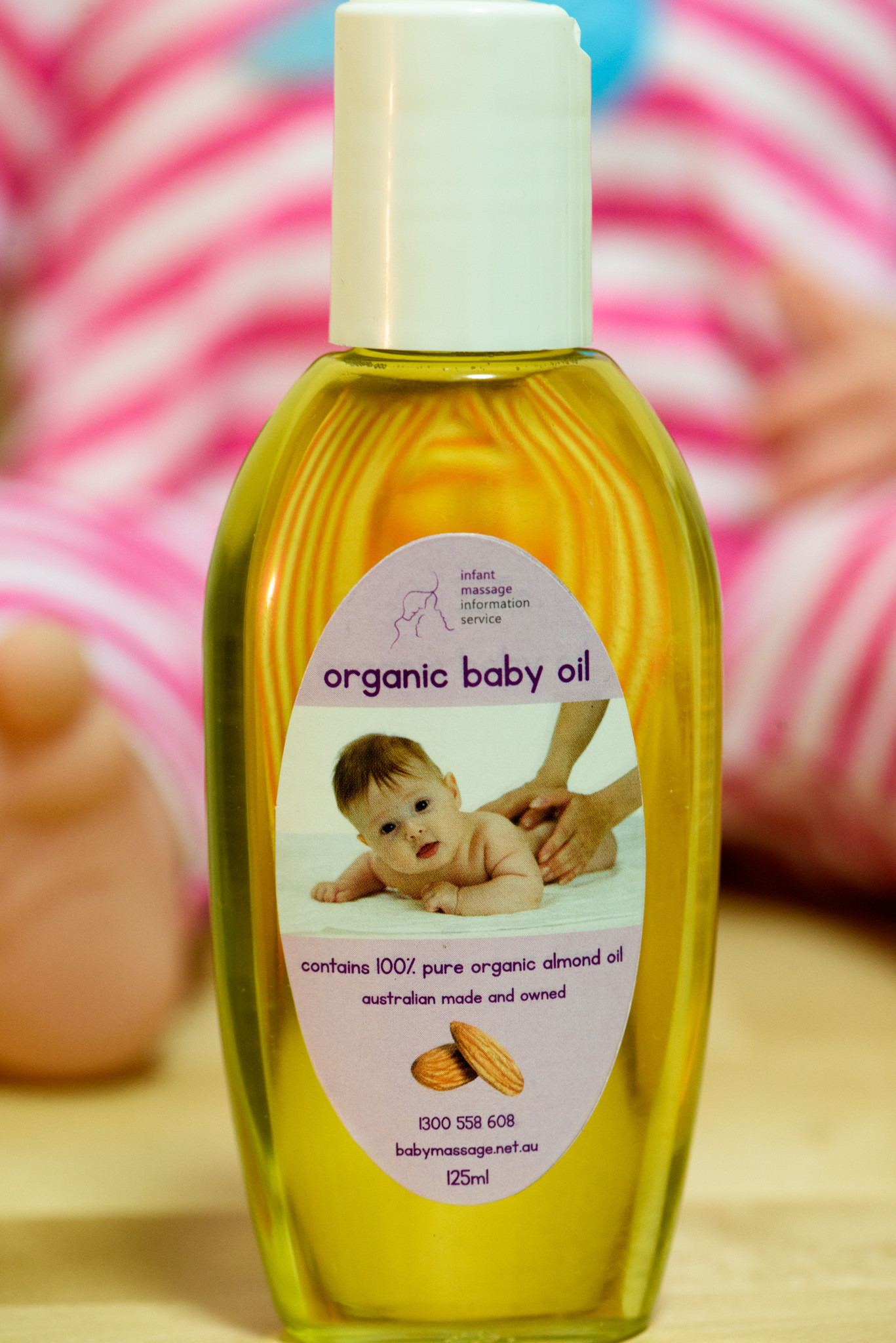 Organic Baby Massage Oil - Almond Oil