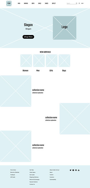 Homepage UX