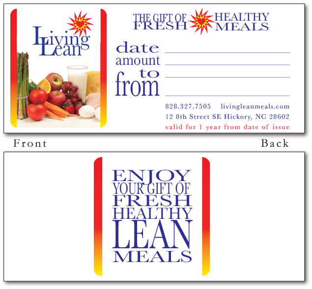 Living Lean Gift Certificate
