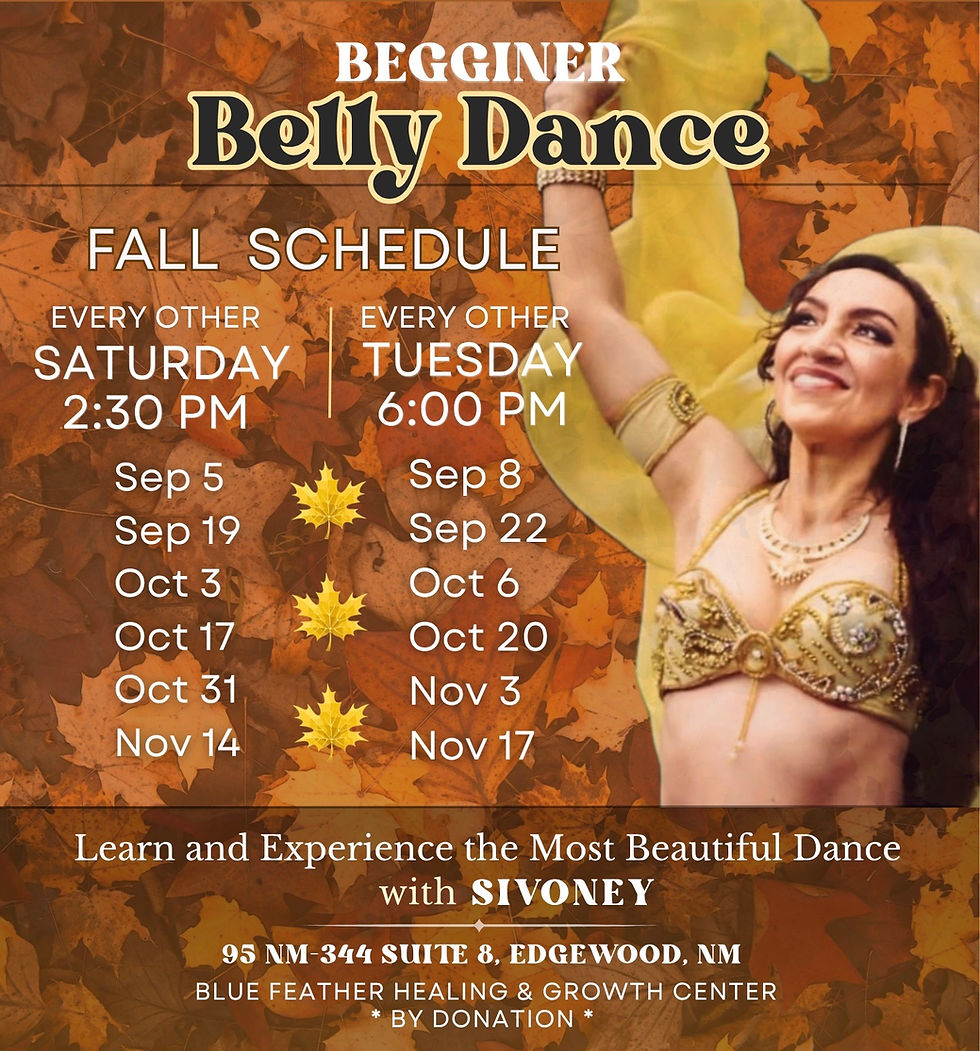 Beginner Belly Dance Class. w/ Sivoney Salgado ~ Veil Month!