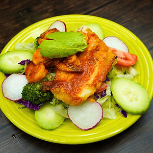 Fish N Shrimp Salad 