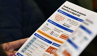 Bogotá has updated data on the consumption of psychoactive substances