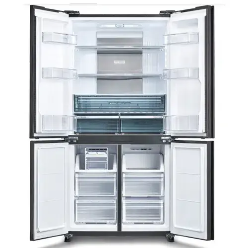 מקרר שארפ 4 דלתות 572 ליטר SJ-8950-BS Sharp פתוח