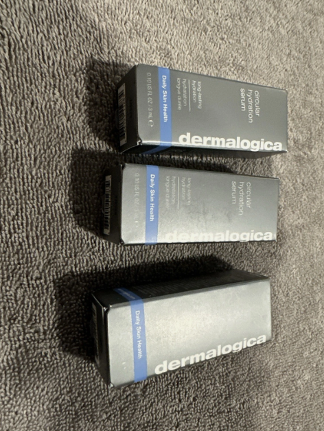 3x Dermalogica Circular Hydration Serum 3ml/0.1fl.oz. Each Travel MINI Size
