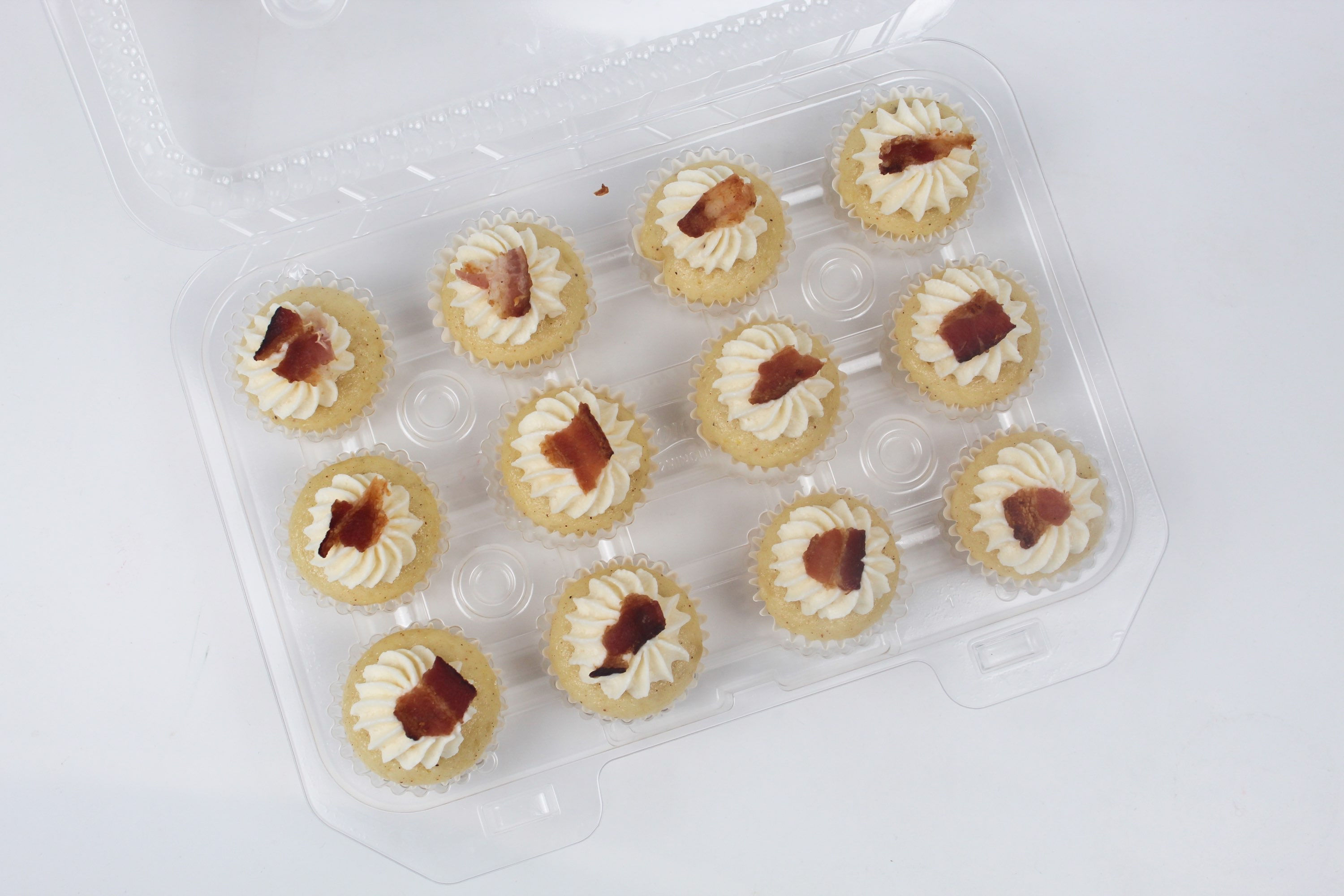 Maple Bacon Mini Cupcakes