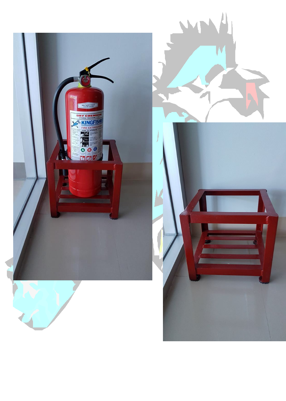 FIRE EXTINGUISHER RACK