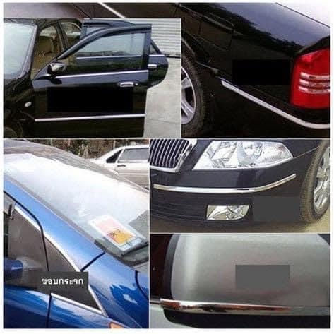 ภาพขนาดย่อ: แผ่นโครเมี่ยมแต่งรถ