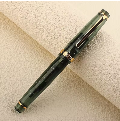 Thumbnail: Jinhao 82 Fluorescent Green Fountain Pen – EF, F, M Nib for Business & School Wr