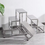 Miniatúra: Modern Stainless Steel Step Ladder for Home, Office, and Industrial Use