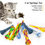 Thumbnail: Cat Springs Toys Kitten Spiral Coil Interactive Pet Toy, Colorful Plastic Spring