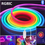 Miniatúra: RGBIC Neon LED Strip Lights Music Sync Waterproof RGB Dream Color Tape