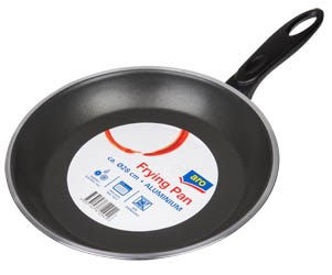 ARO 28cm Non-Stick Aluminum Stainless Steel Frying Pan Black 1 Piece