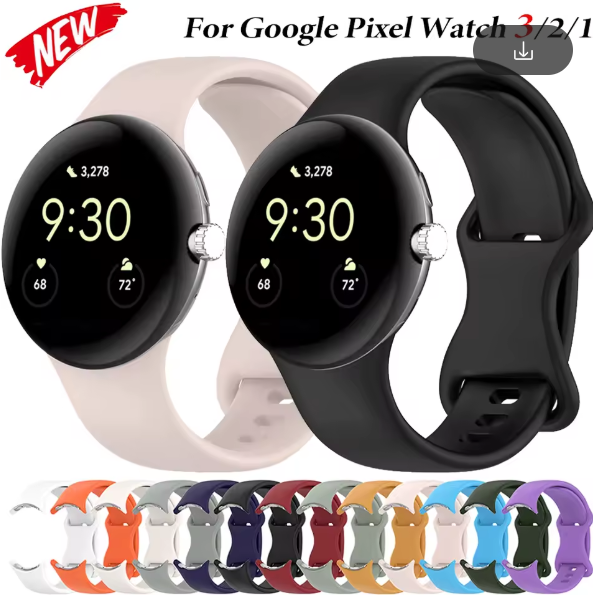 Official Silicone Strap for Google Pixel Watch – Comfort and Style Combined