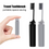 Miniatúra: Portable Travel Toothbrush Folding Compact for Adults, Space-saving, Black/Gray